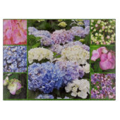 Planche à découper Hydrangea Collage-15x11 (Devant)