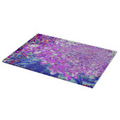 Planche À Découper Hydrangea Élégant Violet et Bleu Limelight (Coin)