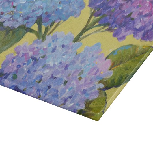 Planche À Découper Hydrangée de printemps I (Coin)