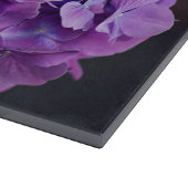 Planche À Découper Hydrangée violette dans Mason Jar Photo (Coin)