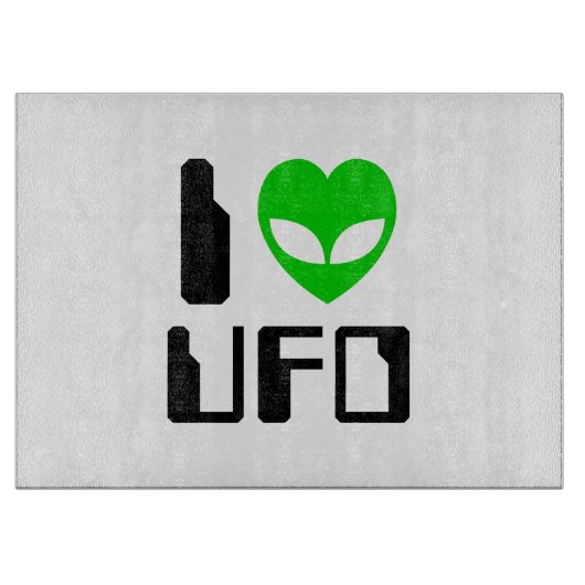 Planche À Découper I Alien Heart UFO (Devant)