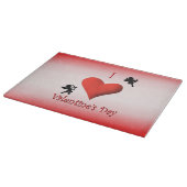 Planche À Découper I Coeur Valentines Jour Verre Découpe (Coin)