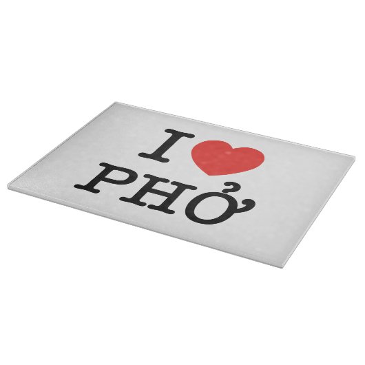 Planche À Découper I Heart (Amour) Pho (Coin)