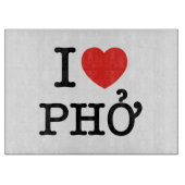 Planche À Découper I Heart (Amour) Pho (Devant)