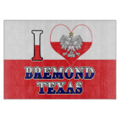 Planche À Découper I Heart Love Bremond Texas (Devant)