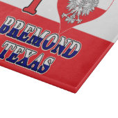 Planche À Découper I Heart Love Bremond Texas (Coin)