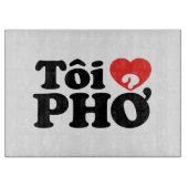 Planche À Découper I Heart (Love) Pho (Tôi PHỞ) (Devant)