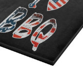 Planche À Découper I Love BBQ, American Patriotic (Coin)