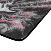 Planche À Découper I Love Rock N Roll Guitare Électrique Peinture (Coin)