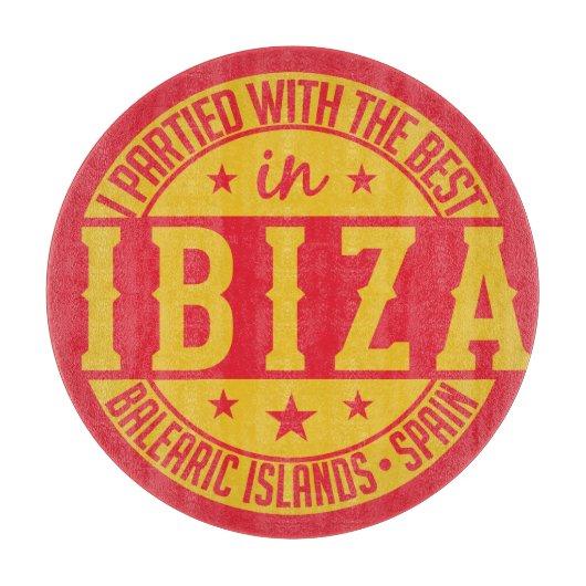 Planche À Découper IBIZA Espagne (Devant)