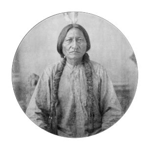 Planche À Découper Icône amérindienne : Sitting Bull, chef Lakota