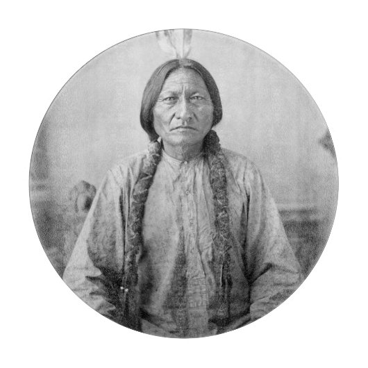 Planche À Découper Icône amérindienne : Sitting Bull, chef Lakota (Devant)