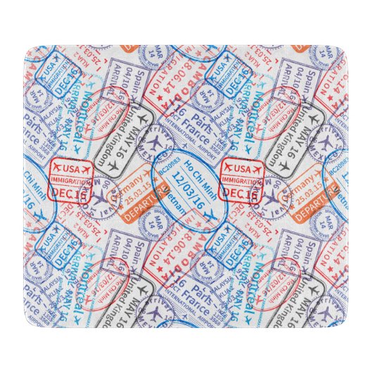 Planche À Découper Icône Voyage (Devant)