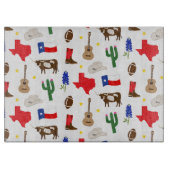 Planche À Découper Icônes du Texas (Devant)