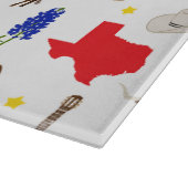 Planche À Découper Icônes du Texas (Coin)