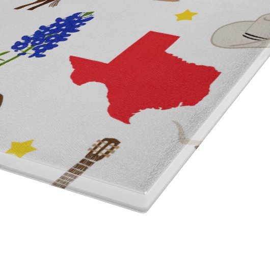 Planche À Découper Icônes du Texas (Coin)