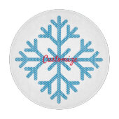 Planche À Découper Icy Blue Snowflake Thunder_Cove    (Devant)