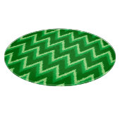 Planche À Découper Ikat Chevron Stripes - Pin et Lime Green (Coin)
