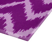 Planche À Découper Ikat Chevrons - Améthyste violet et orchidée légèr (Coin)