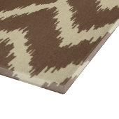 Planche À Découper Ikat Chevrons - Chocolat brun et bronze (Coin)