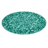 Planche À Découper Ikat damask pattern - Turquoise et Aqua (Coin)