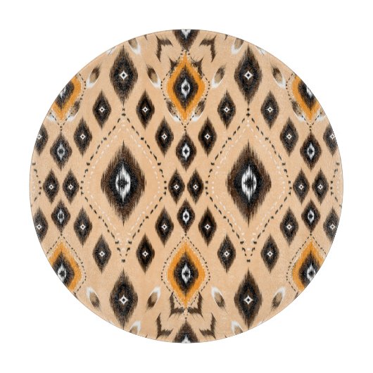 Planche À Découper Ikat Ethnic Geometry Folklore Motif (Devant)