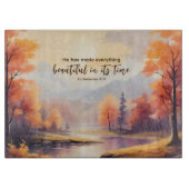 Planche À Découper Il a fait tout beau Bible Fall Trees (Devant)