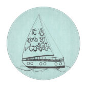 Planche À Découper Il est temps de voyager (Devant)