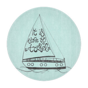 Planche À Découper Il est temps de voyager