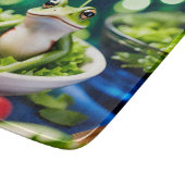 Planche À Découper Il Y A Une Grenouille Dans Ma Salade (Coin)