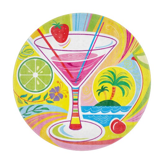 Planche À Découper Île de cocktail (Devant)
