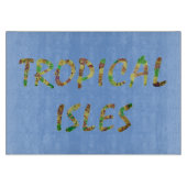Planche À Découper Îles Tropicales - Brun (Devant)