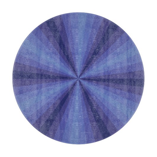Planche À Découper Illusion optique Bleu Verre Coupe (Devant)