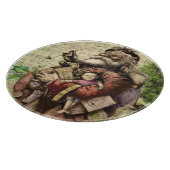 Planche À Découper Illustration classique de l'arbre du Père Noël joy (Coin)