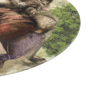 Planche À Découper Illustration classique de l'arbre du Père Noël joy (Coin)