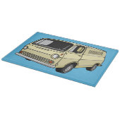 Planche À Découper Illustration classique de van (Coin)