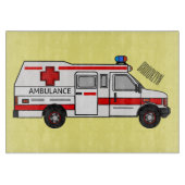 Planche À Découper Illustration d'ambulance (Devant)