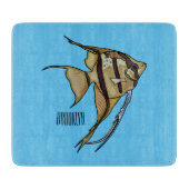 Planche À Découper Illustration d'angelfish (Devant)