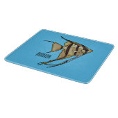Planche À Découper Illustration d'angelfish (Coin)