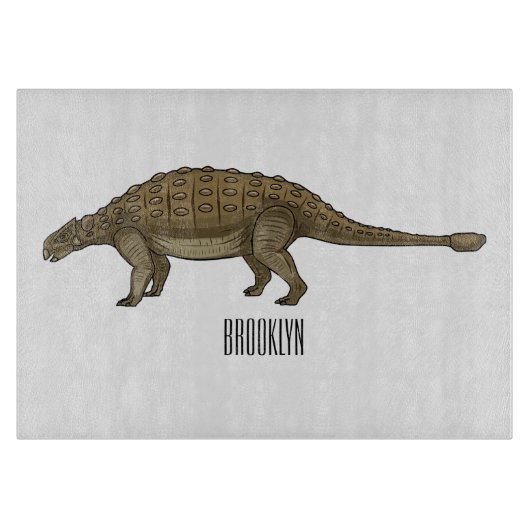 Planche À Découper Illustration d'Ankylosaurus (Devant)