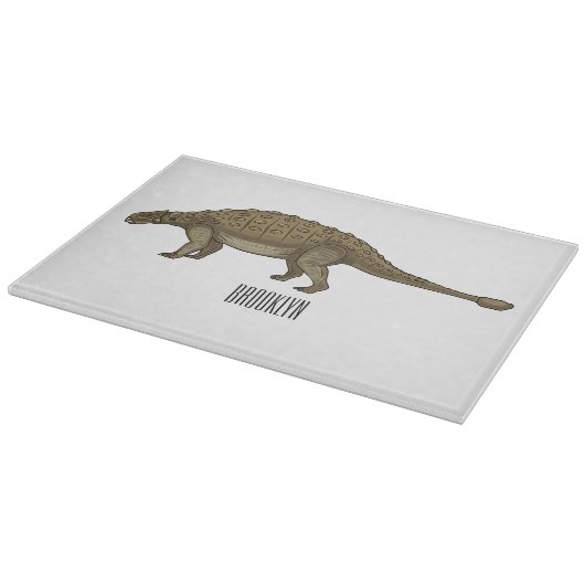 Planche À Découper Illustration d'Ankylosaurus (Coin)