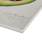 Planche À Découper Illustration d'Avocado (Coin)