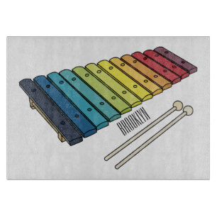 Planche À Découper Illustration de bande dessinée en Xylophone
