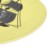 Planche À Découper Illustration de bateau pirate (Coin)