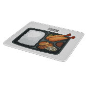 Planche À Découper Illustration de Bento (Coin)