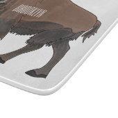 Planche À Découper Illustration de bison (Coin)