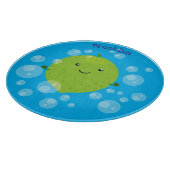 Planche À Découper Illustration de bulles de chaux vert mou (Coin)