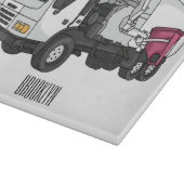 Planche À Découper Illustration de camion à ordures (Coin)