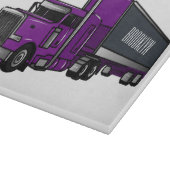 Planche À Découper Illustration de camion semi-remorque (Coin)