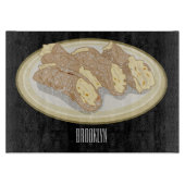 Planche À Découper Illustration de Cannoli (Devant)